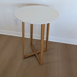 Modern Wood Furniture Set – Desk, Side Table & 2 Matching Lamps