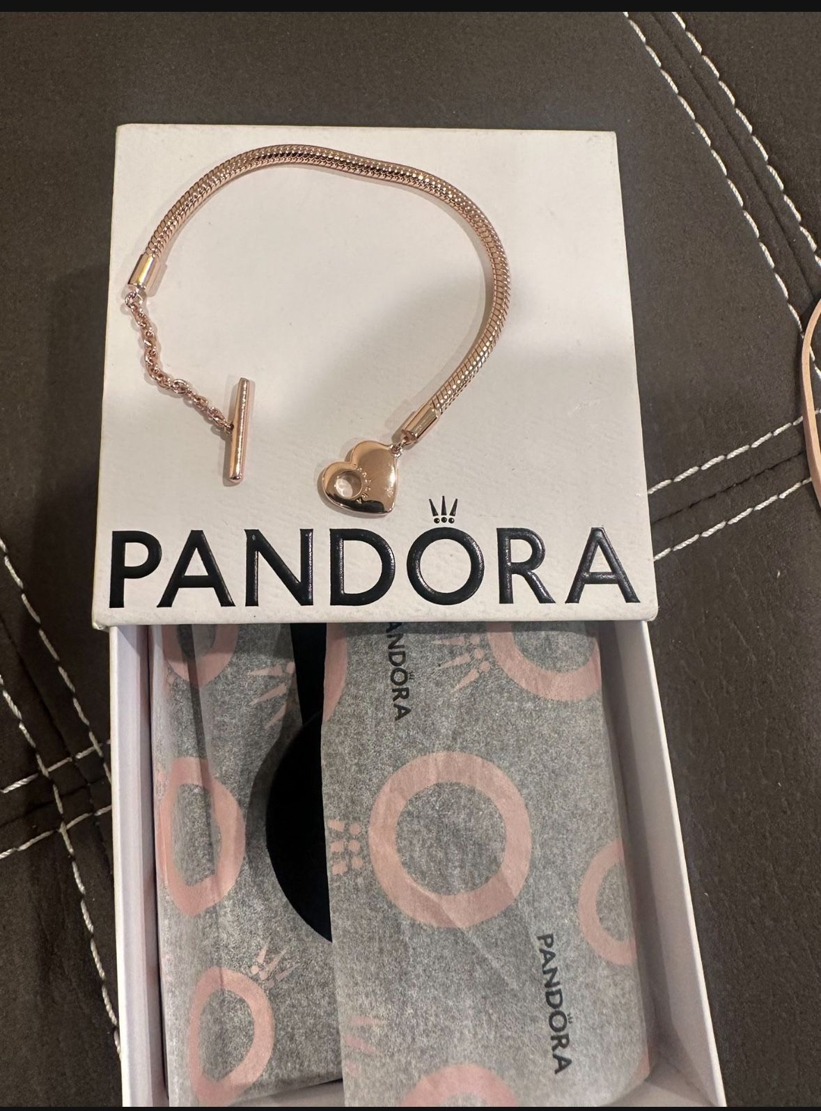 Rose Gold Pandora Bracelet
