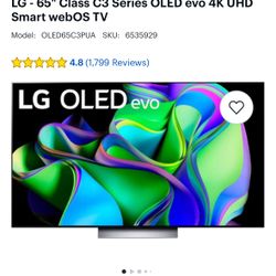 Lg 55”OLED55B7P 4k HDR UHD 120Hz Smart OLED TV. Year 2018