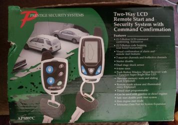 Brand NEW Remote Starter Heat Cold