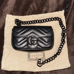 NEW Gucci Marmont Belt Bag 