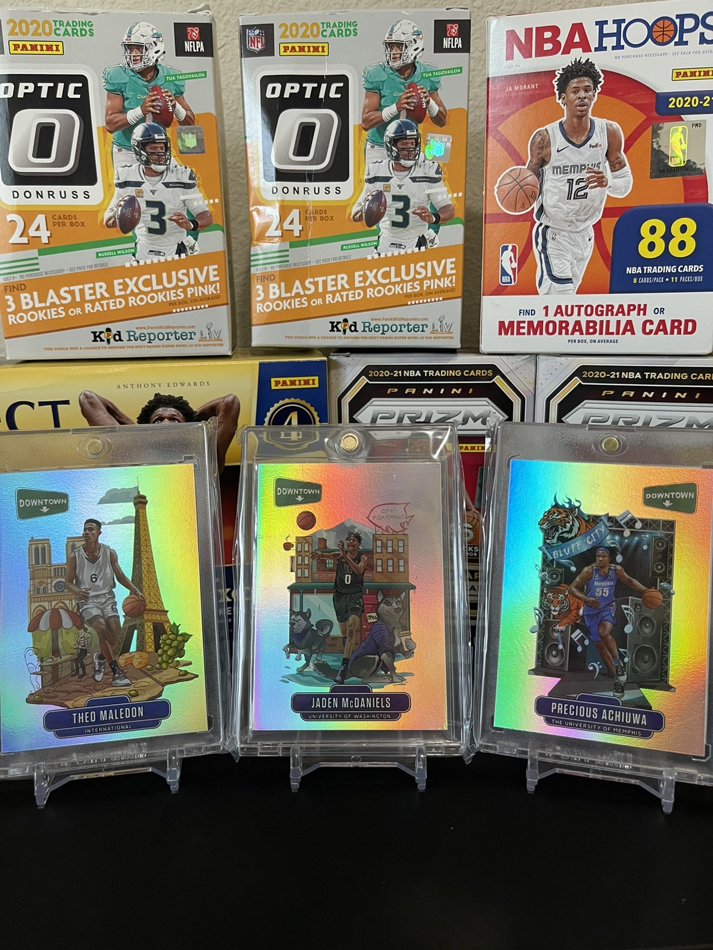 🏀2020 NBA Draft Prizm Downtown! Precious Achiuwa, Theo Maledon, Jaden McDaniels!🏀