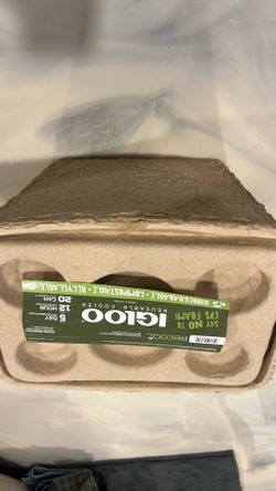 Igloo reusable cooler- biodegradable