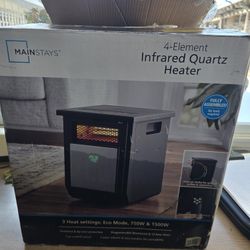 Mainstays 4-Element Infrared Quartz Heater