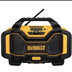  DEWALT 20V MAX Bluetooth Radio, 100 ft Range, Portable for Jobsites (DCR025)