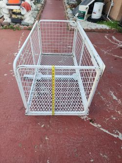 Rear Basket Metal 48x24. H. 22. Good condition, not broken.z