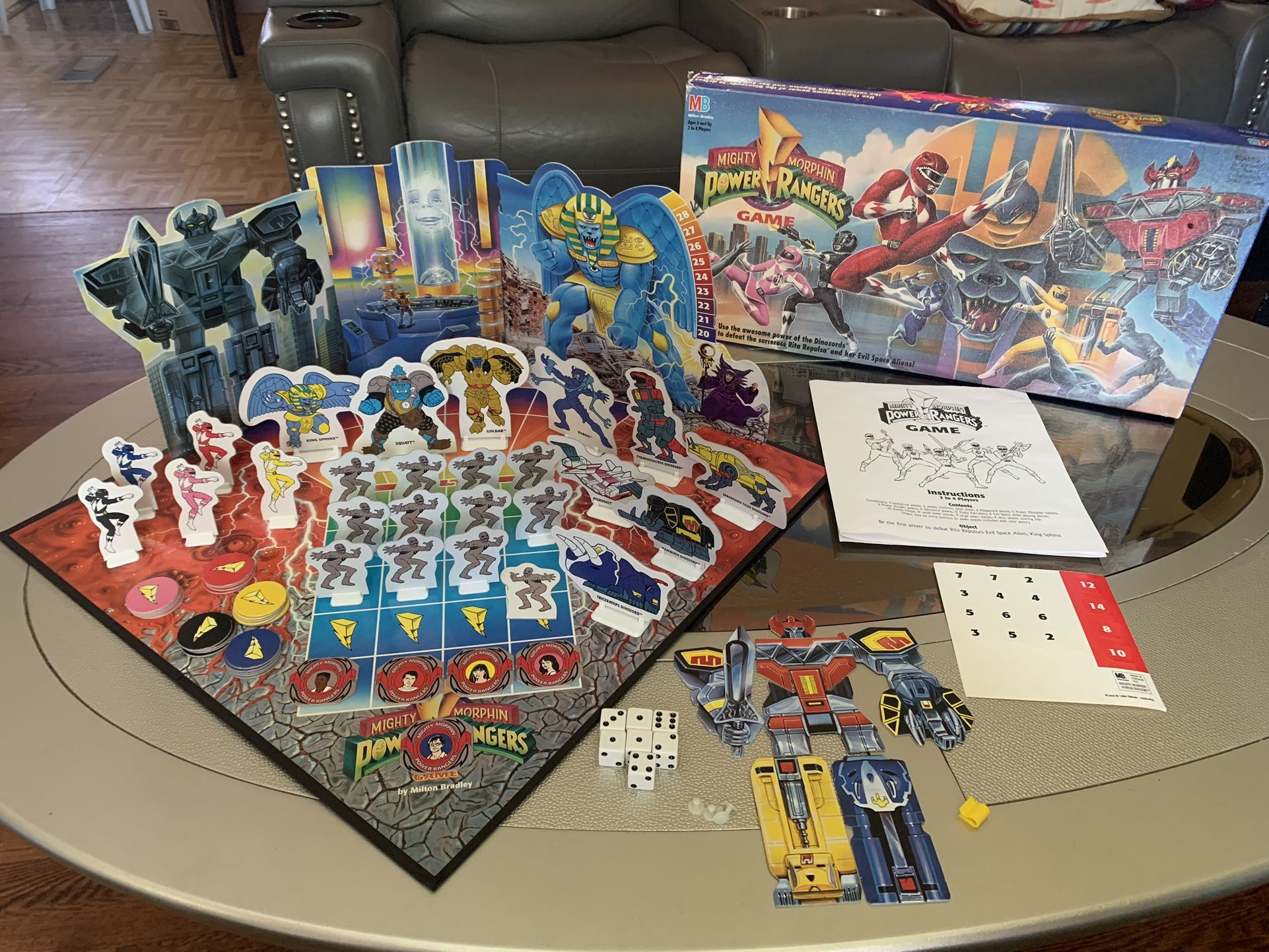 1993 Mighty Morphin Power Rangers Board Game