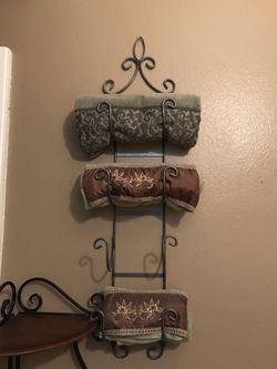 Home interior decorative rack