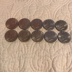 10 Bicentennial liberty dollars