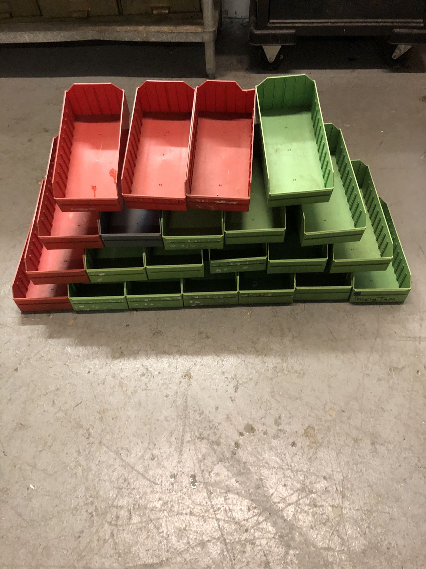 Organize plastic cube
