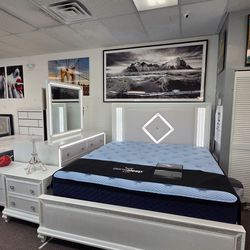 🍀Bedroom Set King 4-Pcs