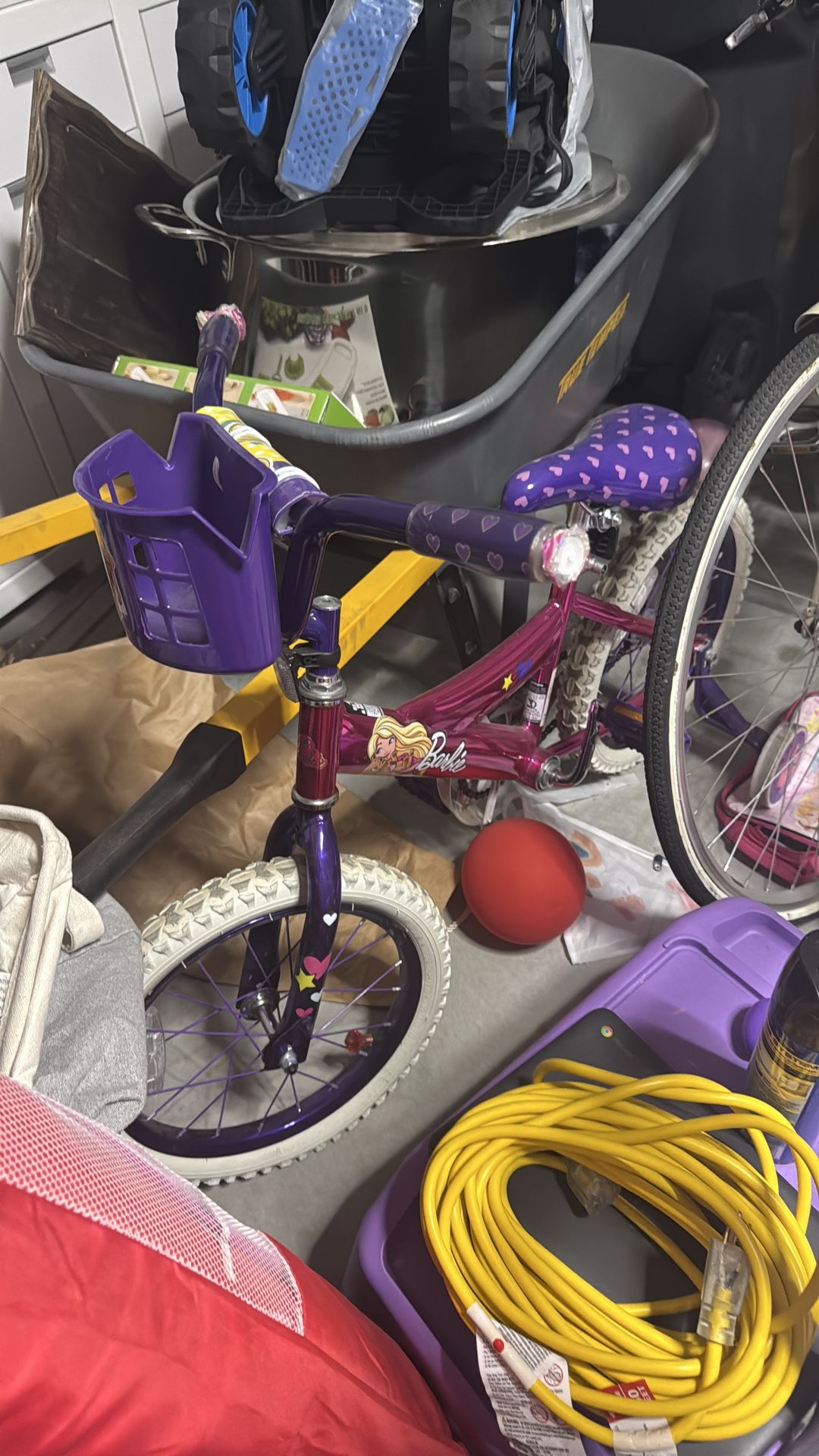barbie child bike