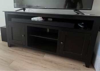 Black TV Stand