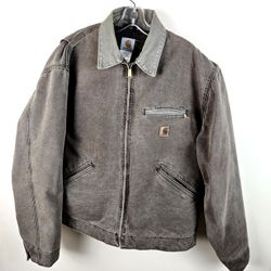 Carhartt Detroit Jacket J97 Chestnut CHT Size XL Regular Blanket Lined Brown USA