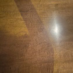 Antique wood dining table