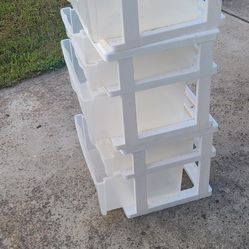 3 Stackable Plastic Set Of Containers