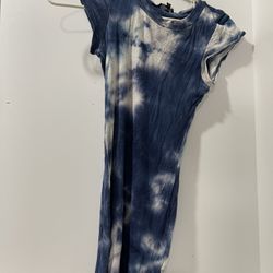 White And Blue Dress