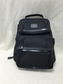 TUMI Alpha Brief Backpack in black
