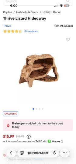 Reptile Hide/ Lizard Hide/ Reptile Accessories