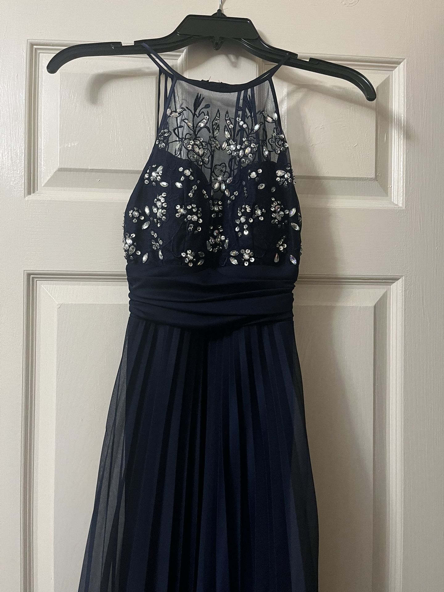 Navy Blue Juniors Dress