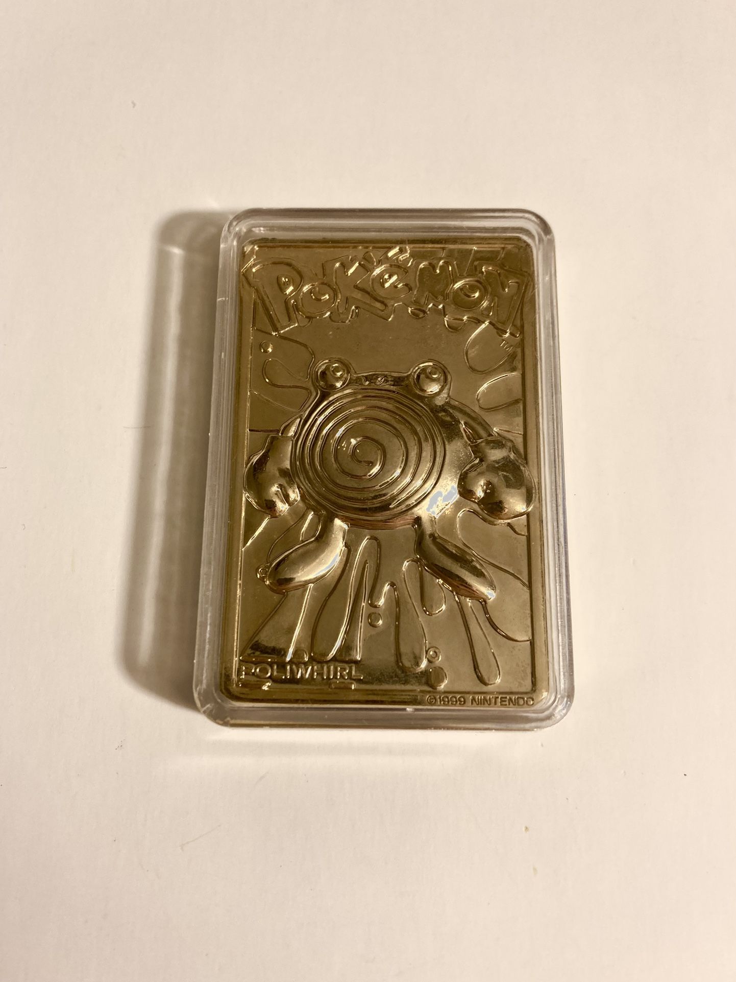 1999 Nintendo Pokémon 23K Gold Plated Trading Card - Poliwhirl #61