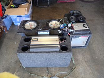 Car Audio System Bundle with Subwoofers and Amplifiers