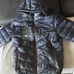 SDL Navy Puffer Jacket Size XL