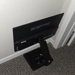 24" Monitor On Height-adjustable Base