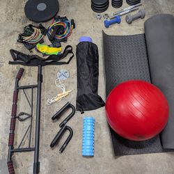 Complete Home Gym Exercise Equipment 
