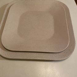 Bamboo Plates - Dinner And Salad Size