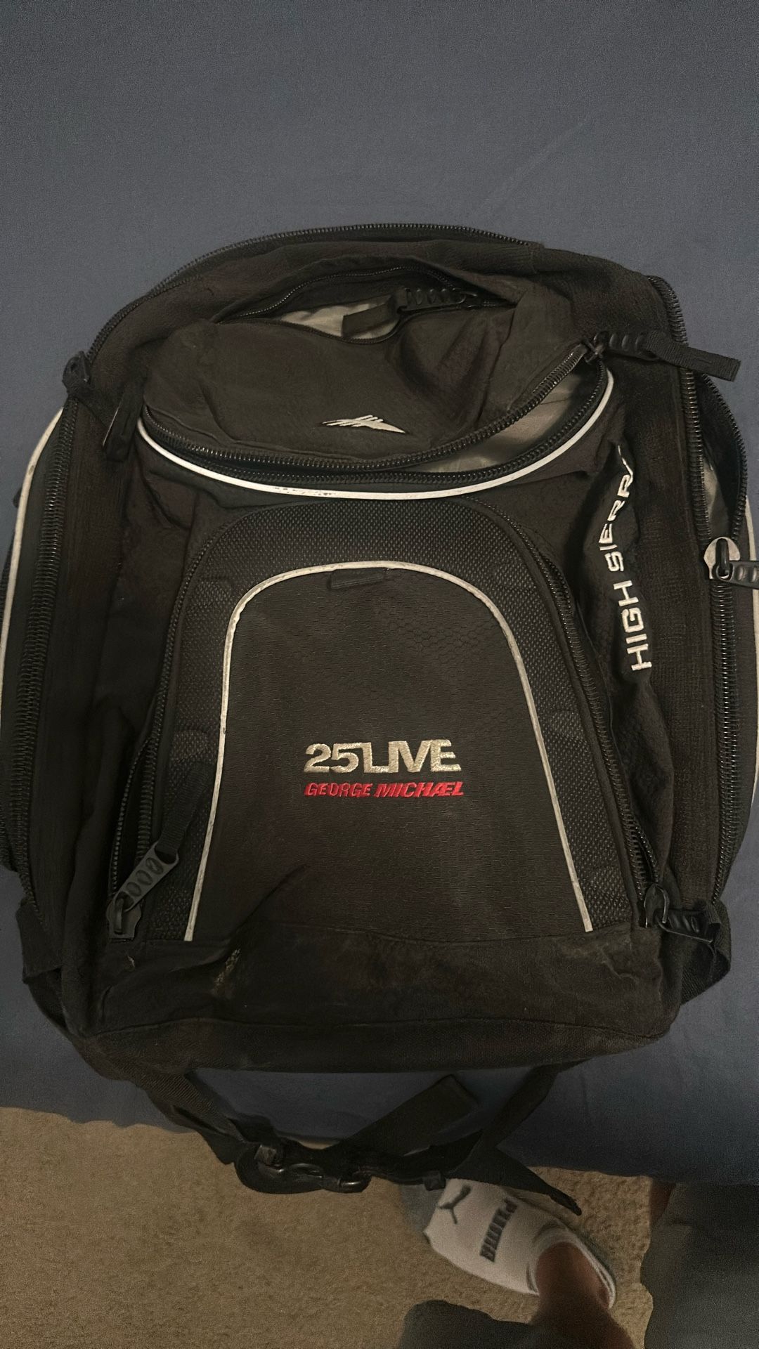 George Michael High Sierra Backpack - From 25Live Tour Over 15 Years Ago - Still Like New