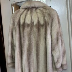 Real Mink Fur Coat Very Rare And Very Nice Size Small Medium 