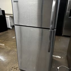 Frigidaire Stainless Steel 18 Cu Ft Refrigerator Apartment Size 