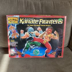Vintage Karate Fighters Electronic Game Vtg