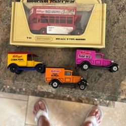 Kellogg’s  Cereal Die Cast Vehicles 