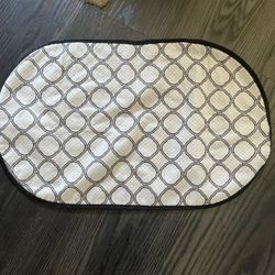 Pet bowl mat