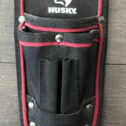 HUSKY SMALL TOOL POUCH WITH BELT CLIP 