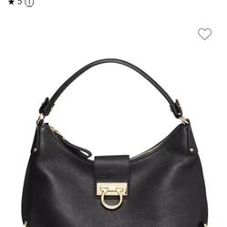 New Salvatore Ferragamo Fanisa Gancini Hobo Bag