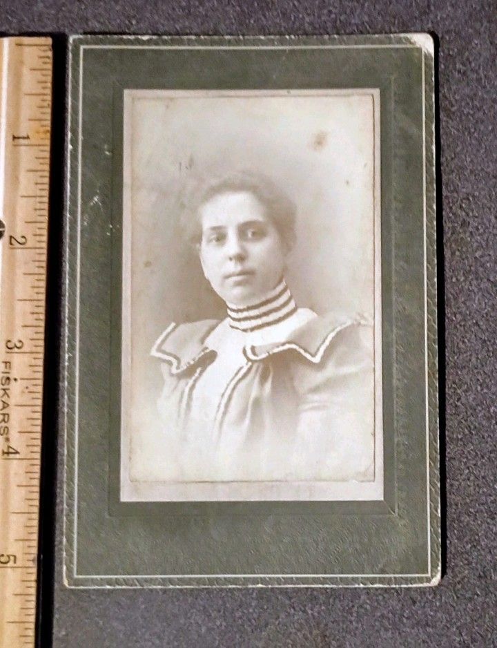 1900's Woman Portrait Photo Antique Picture History Original Collectible OOAK One Of A Kind A-1