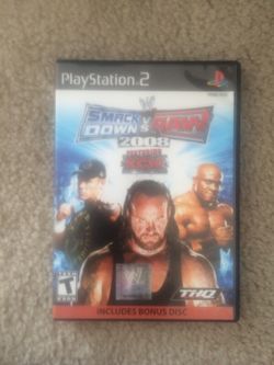 Smackdown VS Raw 2008 Featuring ECW Playstation 2