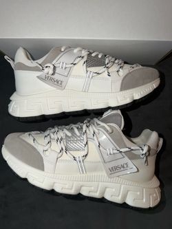 Versace Trigreca V2 ‘White Grey’ Sneakers Size 41EU/8MUS