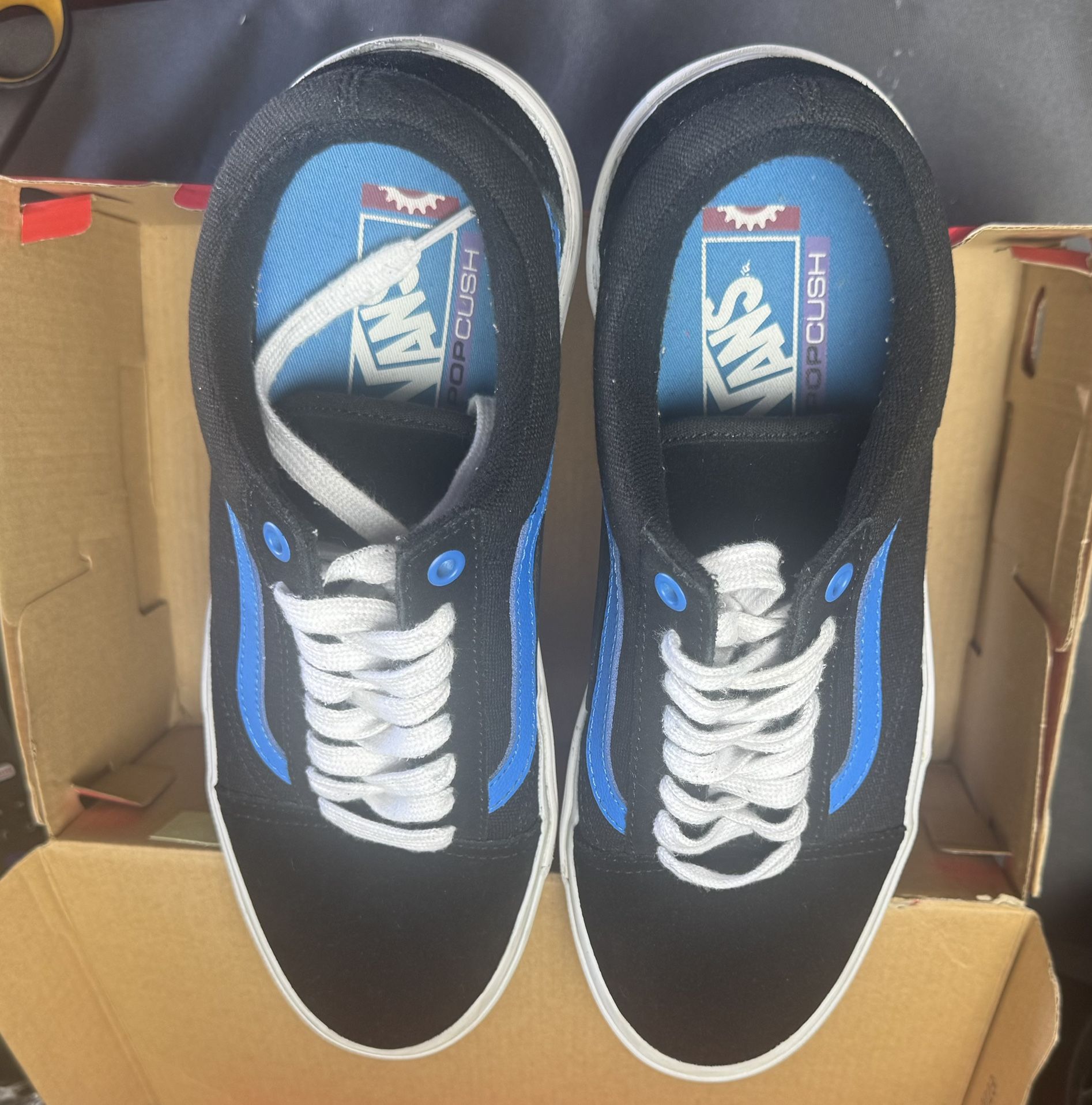 Vans Style 36 Vintage Sport Mens Classic Skate Shoes Beech Ultramarine Size 9