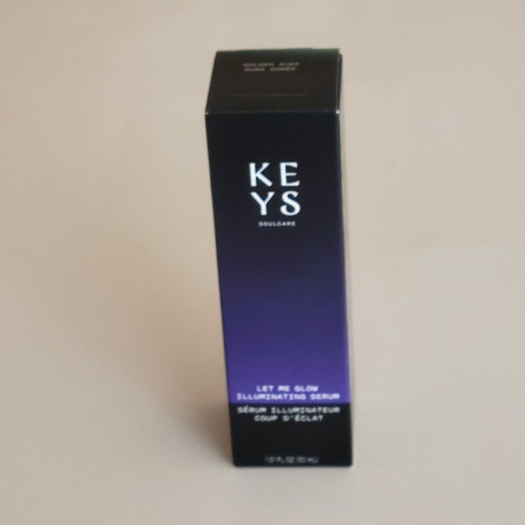 KEYS Let Me Glow Illuminating GOLDEN AURA Serum 1.01 fl oz 30ml New, 
never been used. UPC (contact info removed)00. Weight 6oz plus shipping material