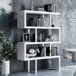 Two (2) Modern Contemporary Multi-Use Shelving UniT