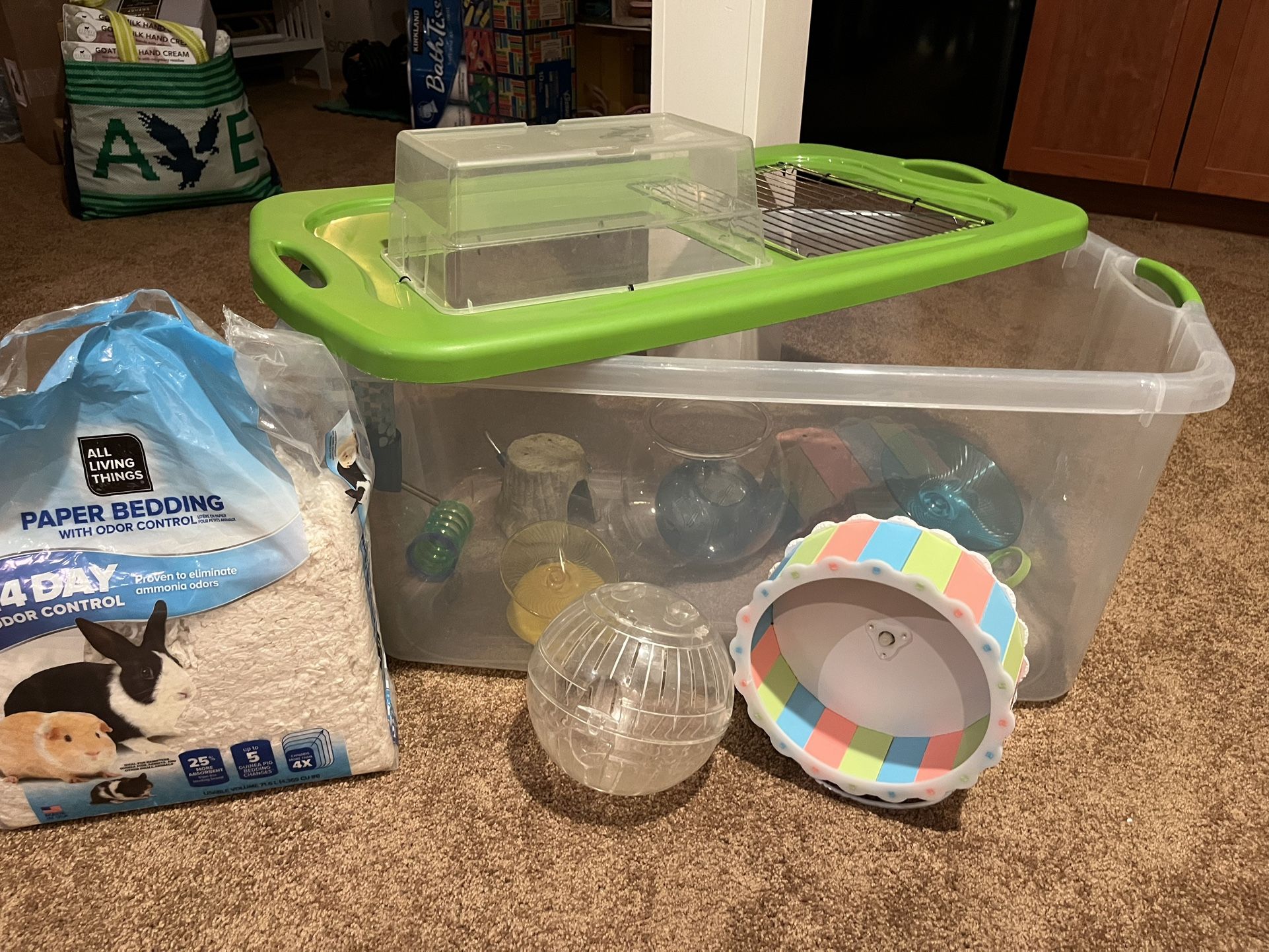Hamster Cage And Accessories