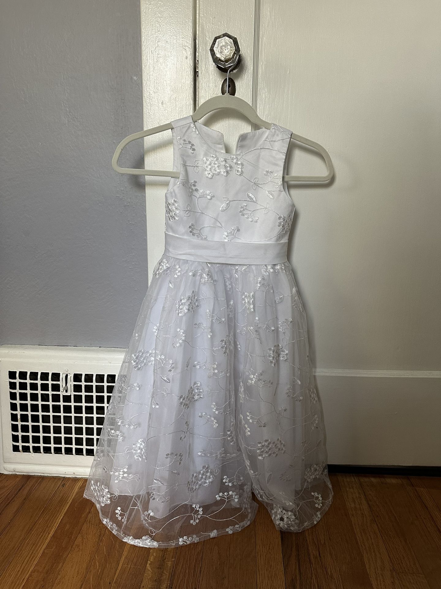 6t Flower Girl Sleeveless Dress With jacket