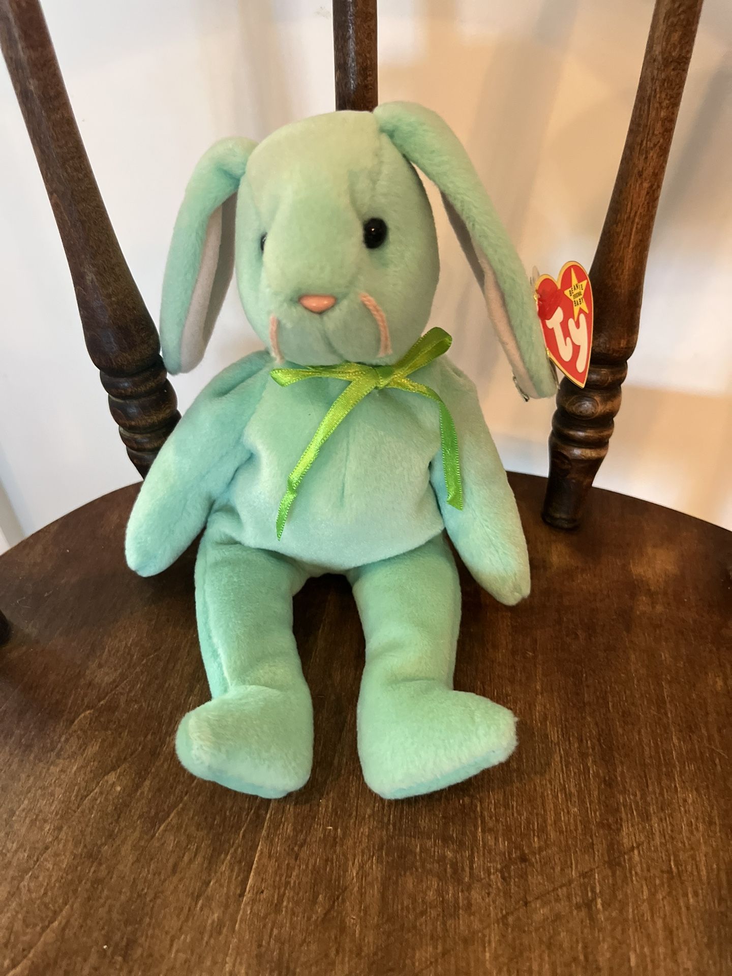 Hippity TY Beanie Baby! Rare! 1996! PVC Pellets! Tag Errors!