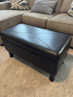 Ottoman Storage Bench - 32 Inches Long