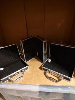 2 Vaultz Locking Storage Cases and One Non Locking