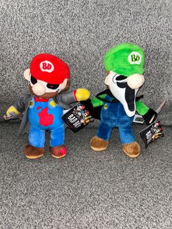 Bad Day Super Mario or Luigi plush